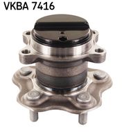 SKF VKBA7416 - Lado de montaje: Eje delantero<br>Número de piezas necesarias: 2<br>para el tipo de serie del modelo: F15E<br>Diámetro de brida [mm]: 136<br>Llanta, nº de taladros: 5<br>Artículo complementario / información complementaria 2: con sensor ABS incorporado<br>