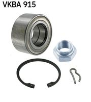 SKF VKBA915 - Lado de montaje: Eje trasero<br>Número de piezas necesarias: 2<br>Dinámica de frenado / conducción: para vehículos sin ABS<br>Diámetro de brida [mm]: 128<br>Llanta, nº de taladros: 4<br>