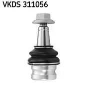 SKF VKDS311056 - Lado de montaje: Eje delantero<br>Longitud [mm]: 49,6<br>Altura [mm]: 82<br>Medida de rosca: M14X1.5<br>Medida cónica [mm]: 25,5<br>Tipo de montaje: moldeado<br>Tipo de envase: Caja<br>long. de embalaje [cm]: 13<br>Ancho de embalaje [cm]: 8,5<br>h embalaje [cm]: 6,5<br>