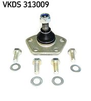 SKF VKDS313009 - año construcción desde: 02/2001<br>Lado de montaje: debajo<br>Lado de montaje: eje delantero, ambos lados<br>Número de piezas necesarias: 2<br>Carga útil [kg]: 1000<br>Carga útil [kg]: 1400<br>Referencia artículo par: VKDS 313008<br>Longitud [mm]: 90,5<br>Medida de rosca: M16X1,5<br>Medida cónica [mm]: 20,8<br>Artículo complementario/Información complementaria: con grasa sintética<br>