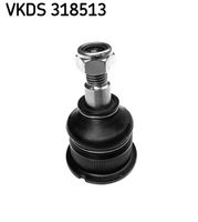 SKF VKDS318513 - Lado de montaje: interior<br>Lado de montaje: debajo<br>Lado de montaje: Eje delantero<br>Lado de montaje: Eje delantero, izquierda<br>Lado de montaje: Eje delantero, derecha<br>Longitud [mm]: 41,3<br>Altura [mm]: 126<br>Medida de rosca: M14X1.5<br>Medida cónica [mm]: 13,6<br>Tipo de montaje: moldeado<br>Tipo de envase: Caja<br>long. de embalaje [cm]: 20<br>Ancho de embalaje [cm]: 9,5<br>h embalaje [cm]: 5<br>