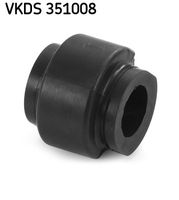 SKF VKDS351008 - Lado de montaje: exterior<br>Diámetro de estabilizador [mm]: 27<br>Lado de montaje: eje delantero, ambos lados<br>Diámetro [mm]: 27<br>Longitud [mm]: 46<br>Altura [mm]: 44<br>Tipo de envase: Bolsa<br>long. de embalaje [cm]: 5<br>Ancho de embalaje [cm]: 5<br>h embalaje [cm]: 4,5<br>