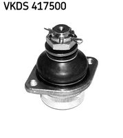 SKF VKDS417500 - Lado de montaje: Eje trasero izquierda<br>Lado de montaje: Eje trasero, derecha<br>Lado de montaje: arriba<br>Medida de rosca: M20x1.5<br>Medida cónica [mm]: 23<br>Tipo de montaje: atornillado<br>Tipo de dirección: para brazo oscilante transversal<br>Cantidad de agujeros de fijación: 2<br>Referencia artículo par: NST0170<br>