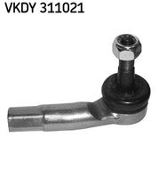 SKF VKDY311021 - N.º de chasis (VIN) desde: 6K-1-180 001<br>Lado de montaje: Eje delantero, izquierda<br>Equipamiento de vehículo: para vehículos con dirección asistida<br>Referencia artículo par: VKDY 311021<br>Longitud [mm]: 94<br>Rosca interior [mm]: M14 x 1,5<br>Rosca exterior [mm]: M12 x 1,5<br>Artículo complementario/Información complementaria: con grasa sintética<br>