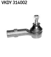 SKF VKDY314002 - Lado de montaje: exterior<br>Lado de montaje: derecha<br>Lado de montaje: Eje delantero<br>Diámetro 1 [mm]: 15<br>Forma: recto<br>Tipo de envase: Caja<br>Longitud 1 [mm]: 92<br>Longitud 2 [mm]: 24,5<br>Rosca 1: M16X1.5<br>Rosca 2: M10X1.25<br>Referencia artículo par: FD-ES-4155<br>long. de embalaje [cm]: 13<br>Ancho de embalaje [cm]: 8,5<br>h embalaje [cm]: 6,5<br>