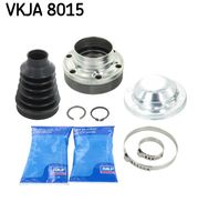 SKF VKJA8015 - Código de motor: CUUF<br>Código de motor: DFSF<br>Clase de caja de cambios: Caja de cambios manual, 5 marchas<br>Lado de montaje: lado de engranaje<br>Lado de montaje: Eje delantero<br>Distancia entre ejes: para distancia entre ejes acortada<br>Longitud [mm]: 34<br>Dentado int. lado diferencial, lado eje: 33<br>Diámetro exterior [mm]: 99,9<br>Número de orificios: 6<br>Tipo de articulación: Junta universal de discos<br>