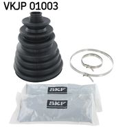 SKF VKJP01003 - Lado de montaje: Eje trasero<br>Lado de montaje: lado de rueda<br>Altura [mm]: 160,5<br>Material: Policloropreno (Neopreno)<br>Diám. int. 1 [mm]: 115<br>Diám. int. 2[mm]: 23<br>