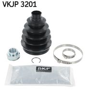 SKF VKJP3201 - Lado de montaje: lado de rueda<br>Lado de montaje: Eje delantero<br>diam. int. 1 de [mm]: 22<br>diám. int. 1 hasta [mm]: 29<br>diám. int. 2 de [mm]: 72<br>diám. int. 2 hasta [mm]: 84<br>Altura [mm]: 97<br>Material: Caucho<br>Tipo de articulación: Junta universal<br>Diám. int. 1 [mm]: 22<br>Diám. int. 2[mm]: 72<br>