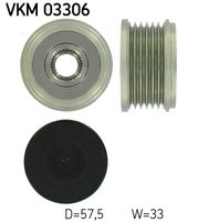 SKF VKM03306 - Nº art. herramienta recomendada: VKN 350<br>para n° fabricante: F-236591.01<br>para n° fabricante: F-236591.02<br>para n° fabricante: F-236591.04<br>para n° fabricante: F-236591.06<br>Ancho [mm]: 38,2<br>Número de nervaduras: 6<br>Diámetro interior [mm]: 17<br>Diámetro exterior [mm]: 59<br>Artículo complementario / información complementaria 2: se requiere herramiente especial para montaje<br>