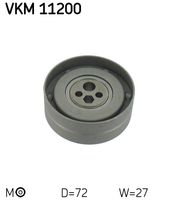 SKF VKM11200 - Ancho [mm]: 27<br>Diámetro de orificio [mm]: 10<br>Diámetro exterior [mm]: 72<br>