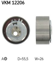 SKF VKM12206 - nº de motor hasta: 2533528<br>Diámetro [mm]: 57<br>Ancho [mm]: 24<br>Accionamiento rodillo tensor: manual<br>