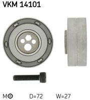 SKF VKM14101 - Polea tensora, correa dentada