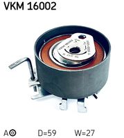 SKF VKM16002 - Ancho [mm]: 29<br>Diámetro exterior [mm]: 60<br>