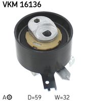 SKF VKM16136 - Ancho [mm]: 32<br>Diámetro exterior [mm]: 59<br>