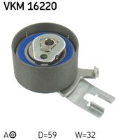 SKF VKM16220 - Polea tensora, correa dentada