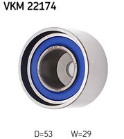 SKF VKM22174 - Ancho [mm]: 29,0<br>Diámetro exterior [mm]: 53,0<br>