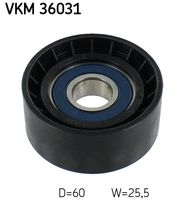 SKF VKM36031 - Diámetro [mm]: 131,5<br>Ancho [mm]: 27,00<br>Número de nervaduras: 6<br>Diámetro exterior [mm]: 131,50<br>