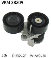 SKF VKM38209 - Tensor de correa, correa poli V