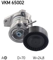 SKF VKM65002 - Ancho [mm]: 24,5<br>Diámetro exterior [mm]: 70<br>Número de fabricación: RNK-MS-020<br>Material: Plástico<br>Diámetro interior [mm]: 17<br>