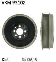 SKF VKM93102 - Polea, cigüeñal