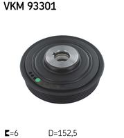 SKF VKM93301 - Polea, cigüeñal