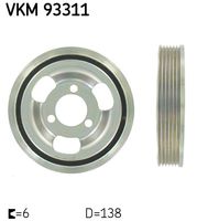 SKF VKM93311 - Polea, cigüeñal