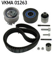 SKF VKMA01263 - Nº art. herramienta recomendada: VKN 1000<br>Ancho de cinta [mm]: 30<br>Material de las correas: PTFE (Politetrafluoroetileno)<br>Color: negro<br>Número de dientes: 141<br>Correas: con perfil redondeado de dientes<br>