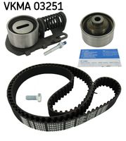 SKF VKMA03251 - Código de motor: P8C<br>Número de dientes: 149<br>Longitud [mm]: 1419<br>Ancho [mm]: 25,4<br>Unidades accionadas: Árbol de levas<br>cant. correas: 1<br>Rodillos incluidos: 2<br>