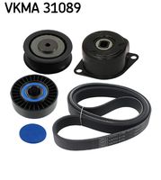 SKF VKMA31089 - Juego de correas trapeciales poli V