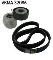 SKF VKMA32086 - Juego de correas trapeciales poli V