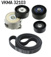 SKF VKMA32103 - Juego de correas trapeciales poli V