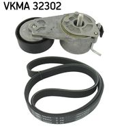 SKF VKMA32302 - Juego de correas trapeciales poli V