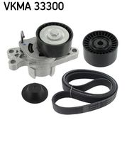 SKF VKMA33300 - Juego de correas trapeciales poli V