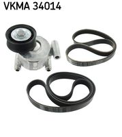 SKF VKMA34014 - Juego de correas trapeciales poli V