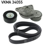 SKF VKMA 34055 - Juego de correas trapeciales poli V