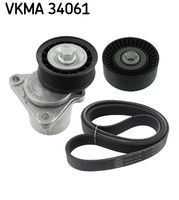 SKF VKMA34061 - Juego de correas trapeciales poli V