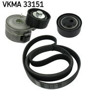 SKF VKMA33151 - Juego de correas trapeciales poli V