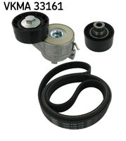 SKF VKMA33161 - Código de motor: DV4TD<br>Unidades accionadas: Alternador<br>nº de producción hasta: 10541<br>Equipamiento de vehículo: para vehículos con climatizador<br>Longitud [mm]: 1705<br>Ancho [mm]: 21,36<br>Material de las correas: EPDM (Ethylen-Propylen-Dien-Caucho)<br>Número de nervaduras: 6<br>SVHC: No existen sustancias SVHC<br>