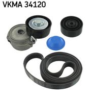 SKF VKMA34120 - Juego de correas trapeciales poli V