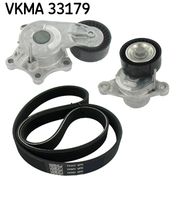 SKF VKMA33179 - Código de motor: DV6C<br>Unidades accionadas: Alternador<br>Equipamiento de vehículo: para vehículos con climatizador<br>Equipamiento de vehículo: para vehículos con sistema Start&Stop<br>Longitud [mm]: 976<br>Ancho [mm]: 21,36<br>Material de las correas: EPDM (Ethylen-Propylen-Dien-Caucho)<br>Número de nervaduras: 6<br>SVHC: No existen sustancias SVHC<br>