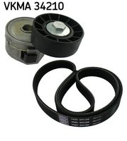 SKF VKMA34210 - Juego de correas trapeciales poli V