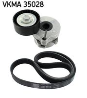 SKF VKMA35028 - Juego de correas trapeciales poli V