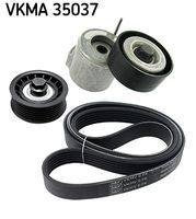 SKF VKMA35037 - Juego de correas trapeciales poli V