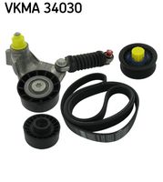 SKF VKMA34030 - Juego de correas trapeciales poli V