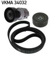 SKF VKMA34032 - Juego de correas trapeciales poli V