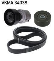 SKF VKMA34038 - Juego de correas trapeciales poli V