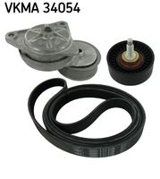 SKF VKMA34054 - Juego de correas trapeciales poli V