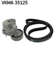 SKF VKMA35125 - Juego de correas trapeciales poli V