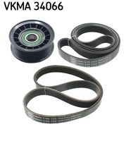 SKF VKMA34066 - Juego de correas trapeciales poli V