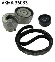 SKF VKMA36033 - Juego de correas trapeciales poli V